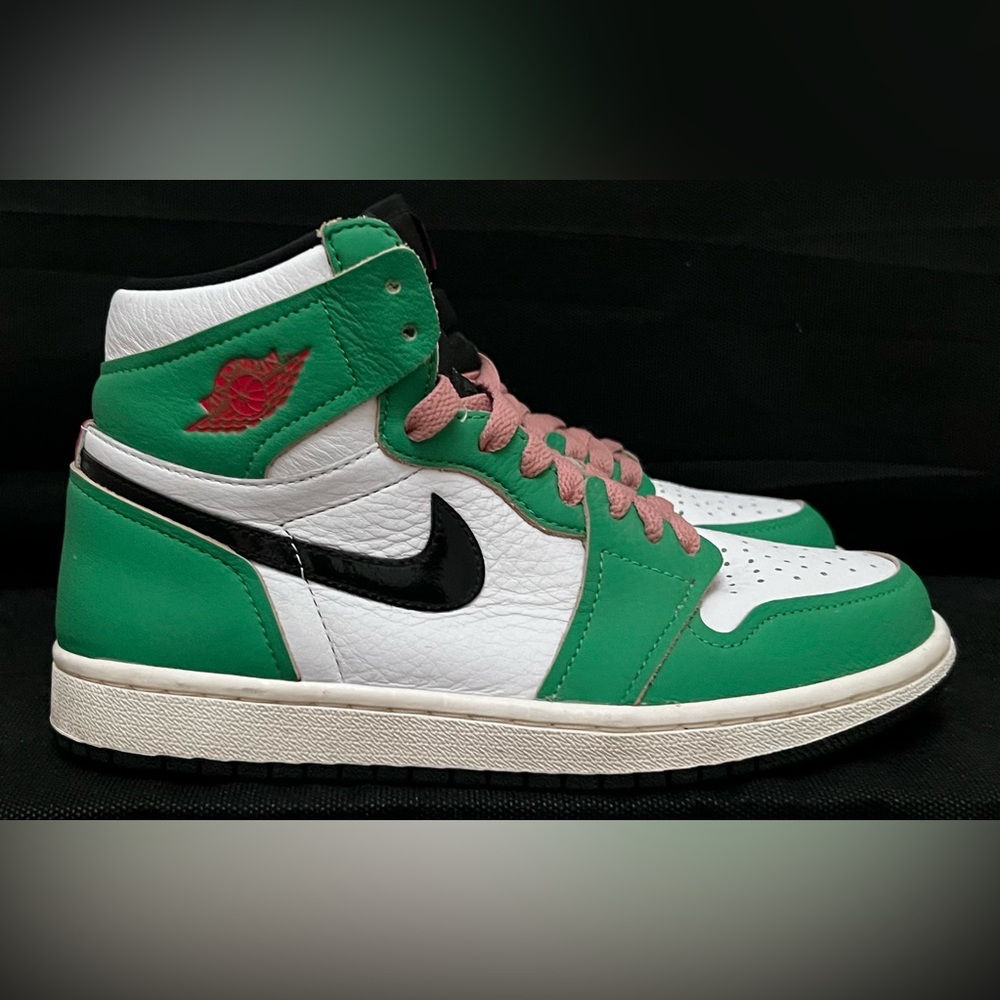 NIKE AIR JORDAN 1 RETRO HIGH OG 'LUCKY GREEN' DB4612-300 Women’s US SIZE 6.5